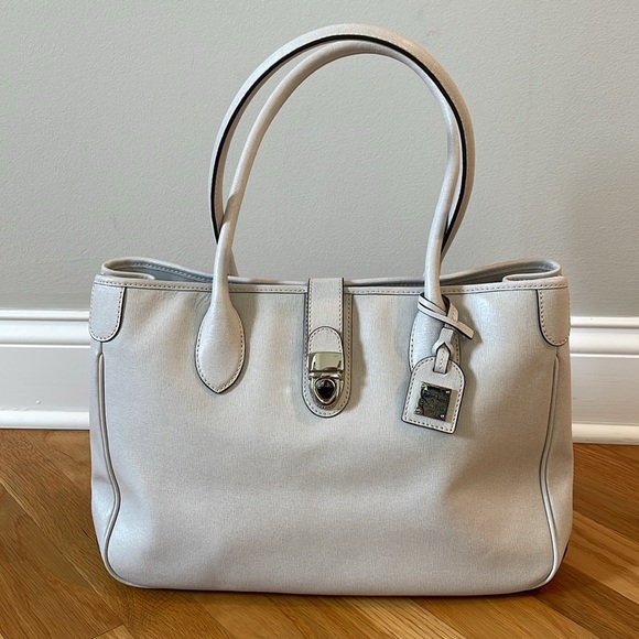 Dooney & Bourke Turnlock leather Tote ❤️NEW WITH TAGS! ❤️ stunning! 🤩 - Picture 2 of 10